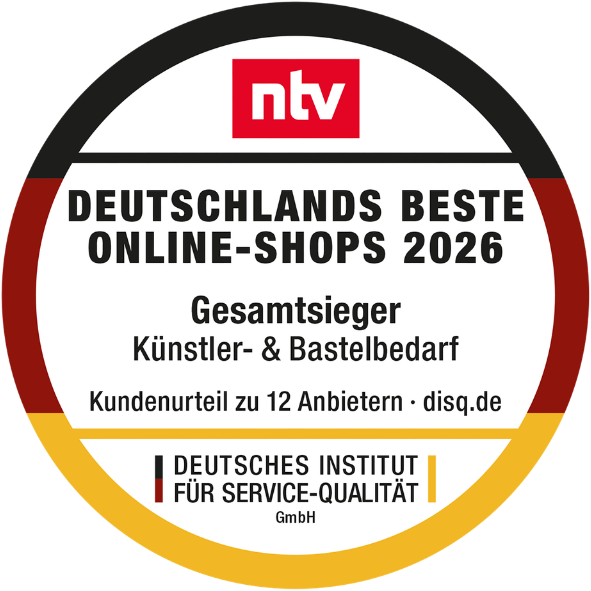 Deutschlands beste Online-Shops 2026 (Gesamtsieger Künstler- und Bastelbedarf)