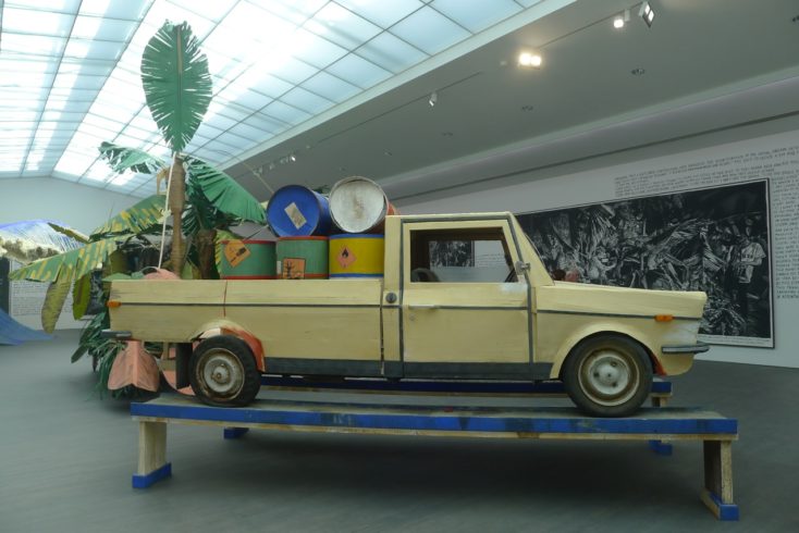 Rinus Van de Velde, Donogoo Tonka, Blick in die Ausstellung, Foto: Heiko Klaas