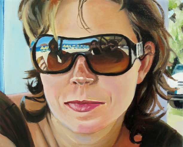 Katze K 2007 oil on canvas 24x30cm