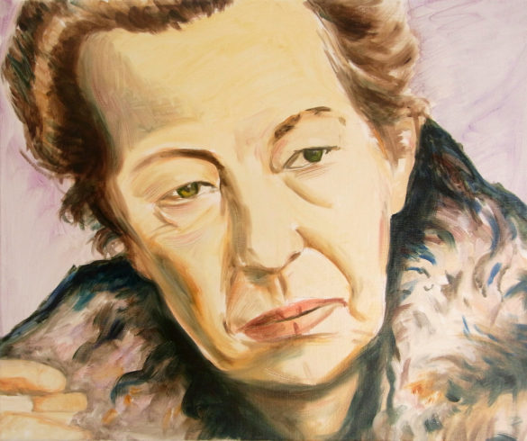Maria Goeppert-Mayer, 50x60cm, 2012, oil on canvas
