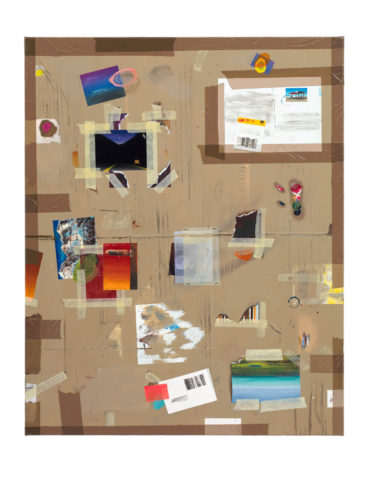 IKE by air, 2012, Öl auf Leinwand, 100 x 80 cm