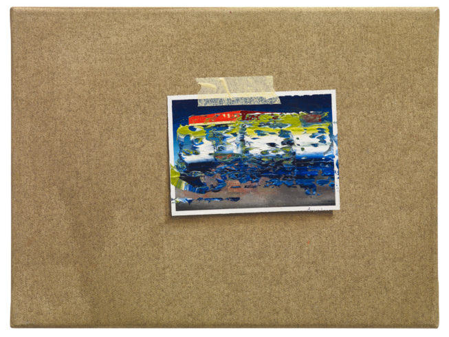 O.T. (Tanke), 2013, Ölfarbe auf Leinwand, 30 40 cm Foto: Ivo Faber