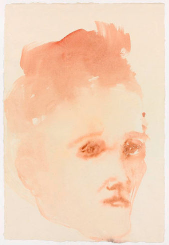 Face Shape 1, 2009, Aquarell, 56,6 x 38 cm, Foto: Jochen Littkemann