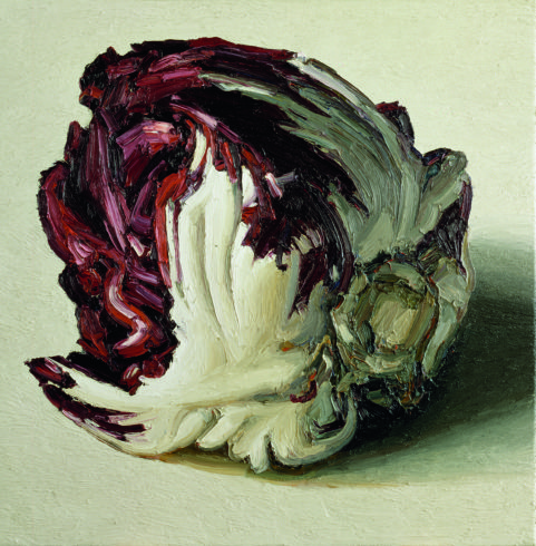 Radicchio 10/XII 1998 Öl/Lwd. 150 x 150 cm