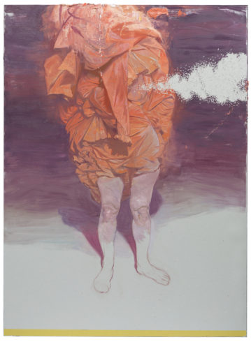 Bolero, 2017, Öl auf Linoleum auf Aluminium, 205 x 150 cm © Ruprecht von Kaufmann, Foto: Stefan Maria Rother, Berlin