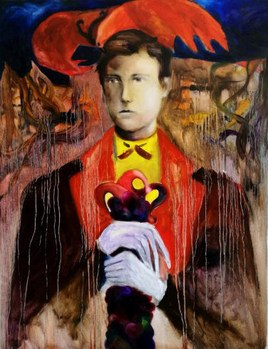 Arthur Rimbaud, 2019, Öl auf Leinwand, 130 x 100 cm, © und Foto: Yury Kharchenko