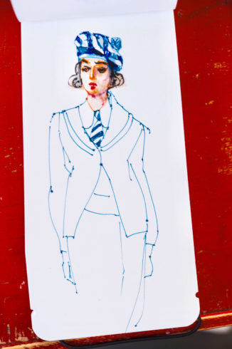 Modeskizze Ina Riepe 22