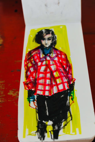 Modeskizze Ina Riepe 24