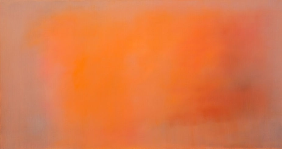 Johannes Gervé, Orange, 80 x 150 cm, 2021