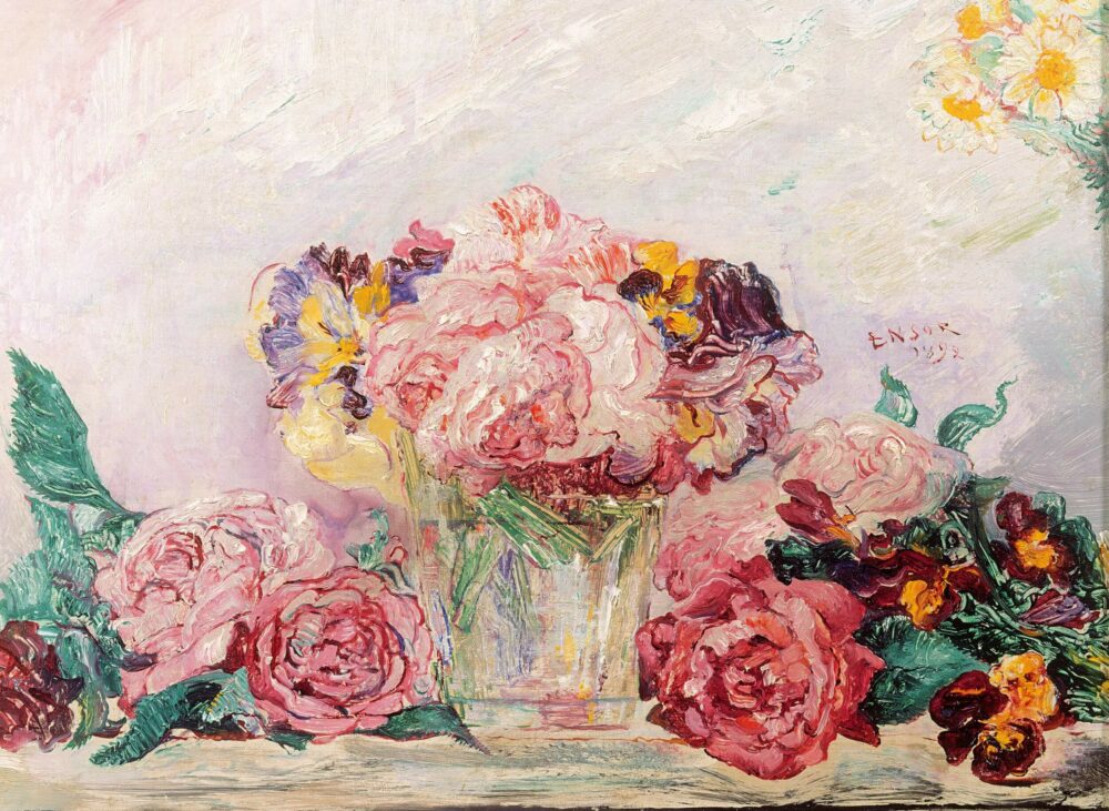 James Ensor: „Rosen“, 1892, Königliche Museen für Schöne Künste von Belgien, Brüssel. Foto: J. Geleyns