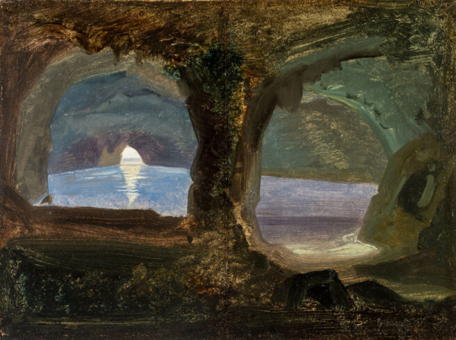 Ernst Fries, Die Blaue Grotte von Capri, 1826 © Kurpfälzisches Museum Heidelberg, Foto: K. Gattner
