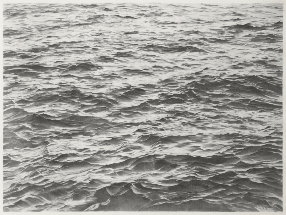 Acrylgrund auf Papier, 85,1 x 111,8 cm Privatsammlung, © Vija Celmins, Courtesy Matthew Marks Gallery