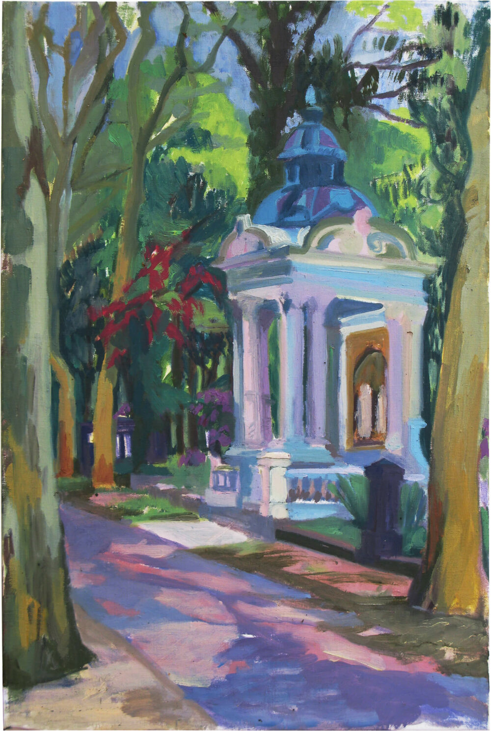 Studie zu Rosalie II, 2009, Öl auf Leinwand, 40 x 75 cm. Foto: Karen Koschnick