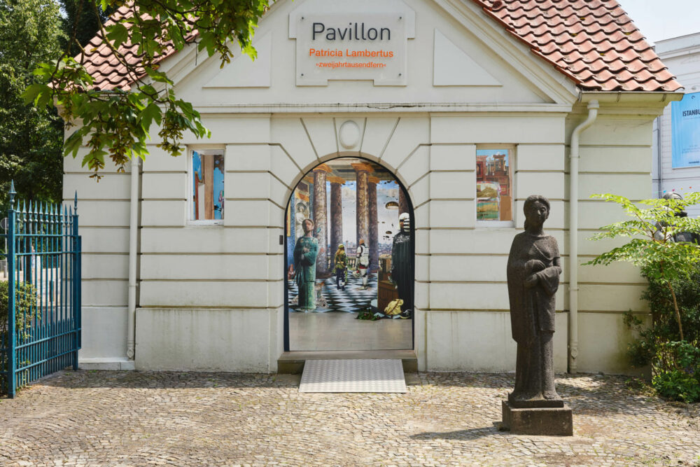 Einzelausstellung „zweitausendjahrfern“, Gerhard Marcks Haus Bremen, Pavillon, 2022 © VG Bild-Kunst, Bonn 2025 / Patricia Lambertus, Foto: Tobias Hübel