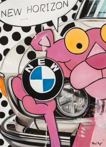 New Horizon I, 2018, Öl auf Leinwand, 80 x 60 cm © Heiner Meyer, Foto: Studio Heiner Meyer