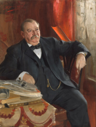 Anders Zorn (1860–1920), Stephen Grover Cleveland, 1899, Öl auf Leinwand, 122 x 91,5 cm National Portrait Gallery, Smithsonian Institution, Washington, Schenkung des Reverends Thomas G. Cleveland