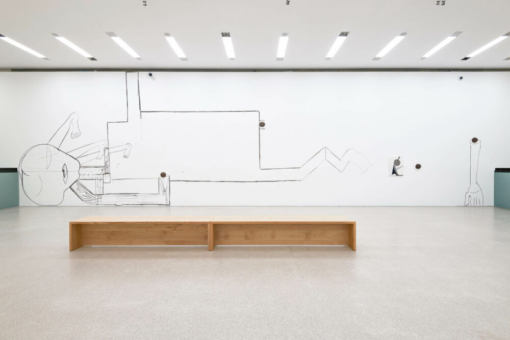 Ausstellungsansicht: Tobias Pils. Shh, 27. September 2025 bis 12. April 2026 Foto: Georg Petermichl / mumok