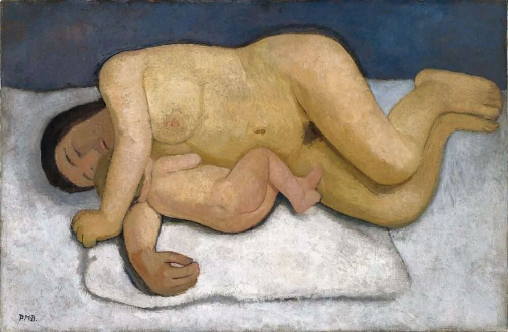 Paula Modersohn-Becker, Liegende Mutter und Kind II, 1906, Paula Modersohn-Becker Museum, Bremen © Paula Modersohn-Becker Museum, Bremen