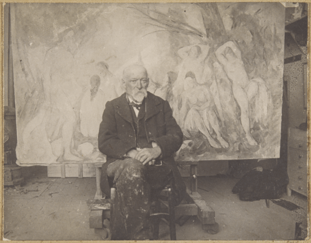 Paul Cézanne in seinem Atelier in Les Lauves, Foto: Bernard Emile (1868–1941), Paris, Musée d’Orsay, © GrandPalaisRmn (Musée d’Orsay) / René-Gabriel Ojeda