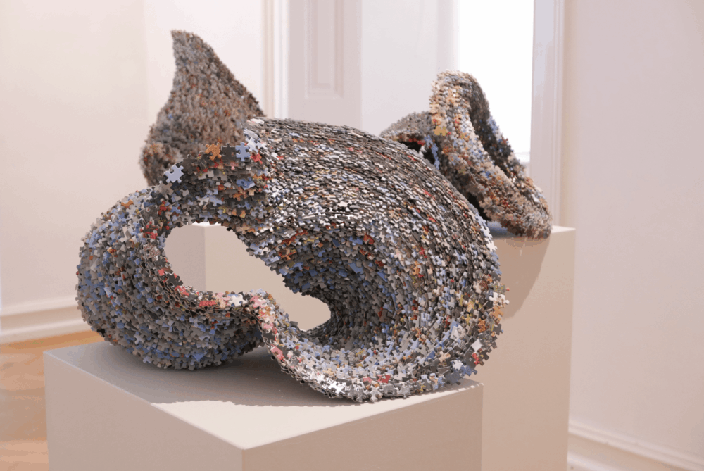 Stratigraphie 1, 2 und 3, 2014/2016, Puzzleteile Foto: Tina Haase.