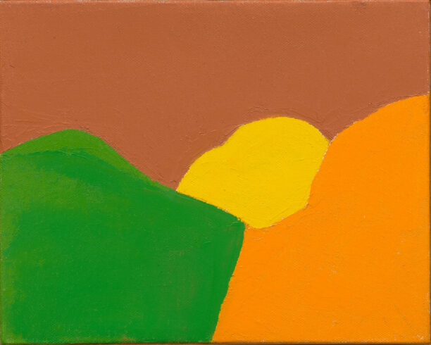 Etel Adnan, Untitled, 2010, Städtische Galerie im Lenbachhaus und Kunstbau München © VG Bild-Kunst, Bonn 2025