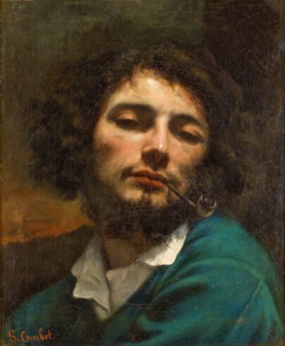 Gustave Courbet L‘Homme à la pipe / Der Mann mit der Pfeife, um 1849 Öl auf Leinwand, 45,8 × 37,8 cm © Musée Fabre de Montpellier Méditerranée Métropole / Foto: Frédéric Jaulmes