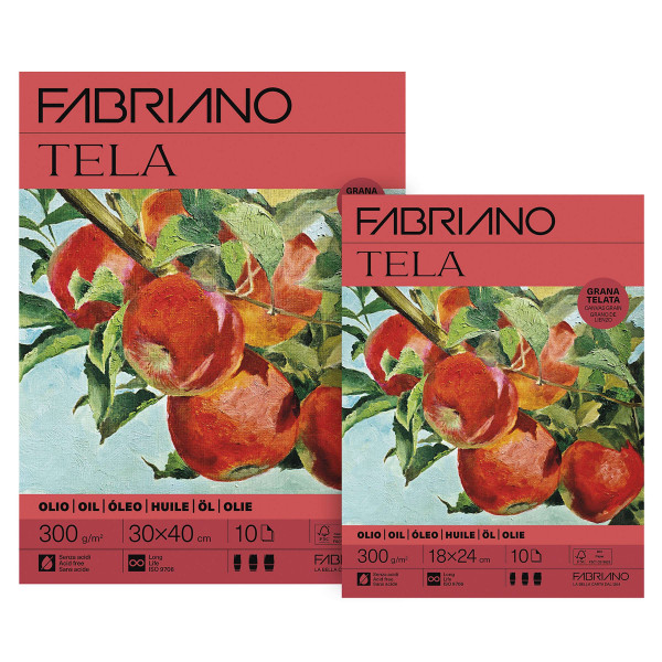 Fabriano Tela Ölmalblock