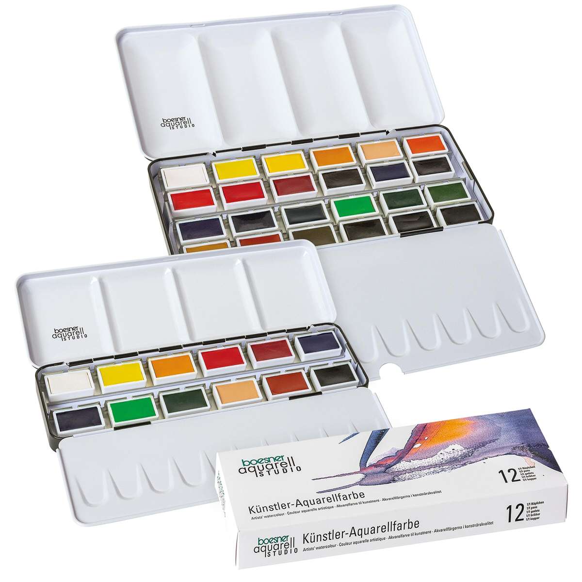 24 Aquarell-Postkarten – 10,5x15,5 Cm, 300 G/m², Blanko, Für DIY, Grußkarten & Malerei