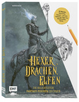 Hexer, Drachen, Elfen – die beliebtesten Fantasy-Figuren zeichnen (Hauke Kock) | Edition Michael Fischer