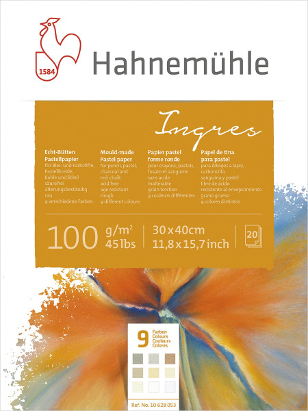 Hahnemühle Ingres Echt-Büttenpapierblock