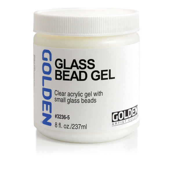 Golden Glass Bead Gel