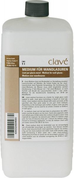 clavé Medium für Wandlasuren