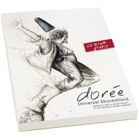 Dorée Universal-Skizzenblock (Dorée V120) | 100 + 20 Blatt gratis