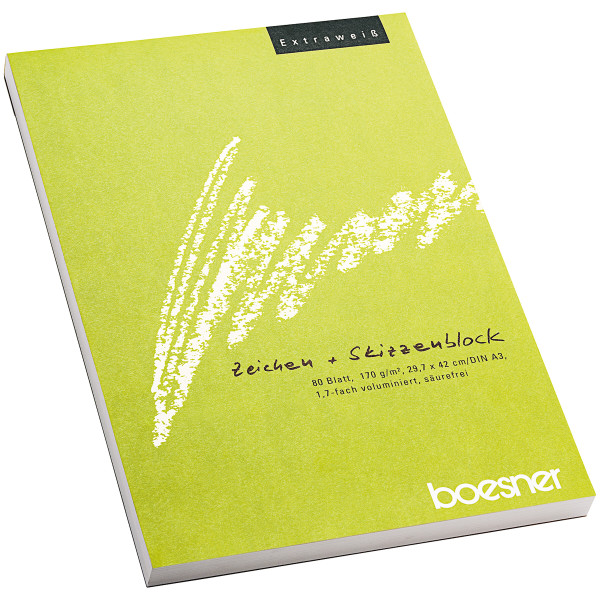 boesner Zeichen-/Skizzenpapier-Block