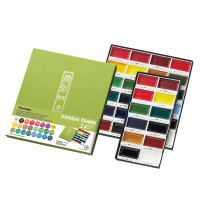 Kuretake Gansai Tambi Aquarellfarben-Set | Standardfarben