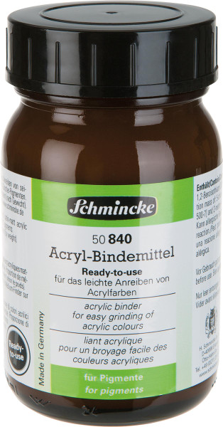Schmincke Acryl-Bindemittel, Ready-to-use
