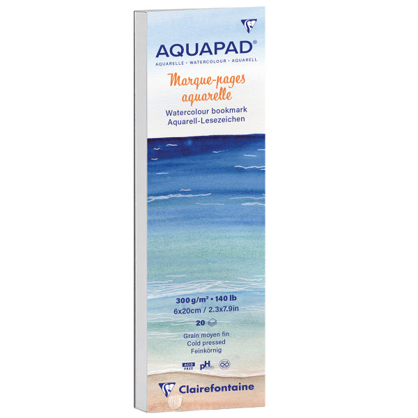 Clairefontaine Aquapad Lesezeichenblock