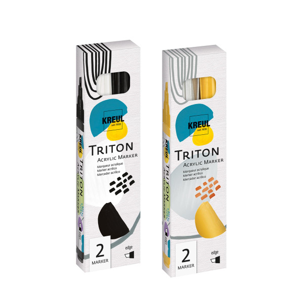 Kreul Triton Acrylic Marker edge, 2er-Set