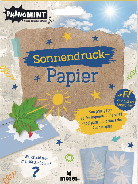 moses Verlag PhänoMINT Sonnendruck-Papier