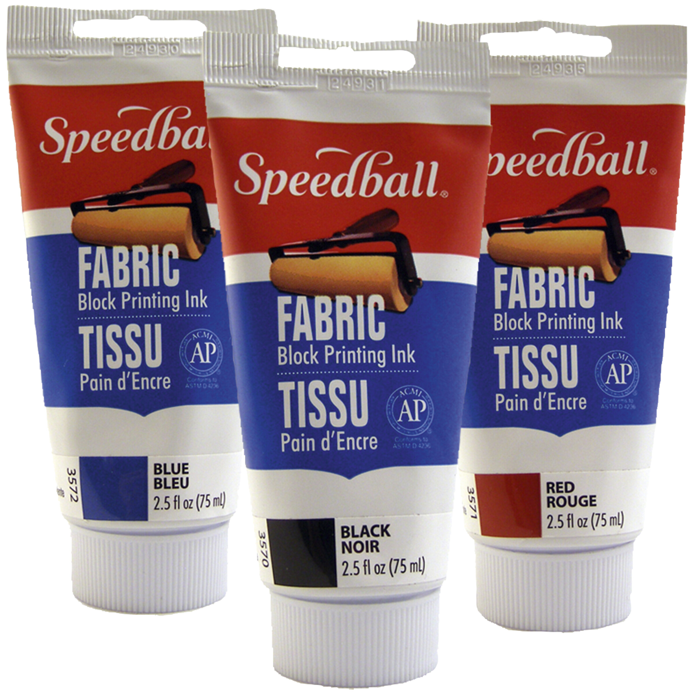 Speedball Fabric Block Printing Ink Künstlerbedarf von boesner