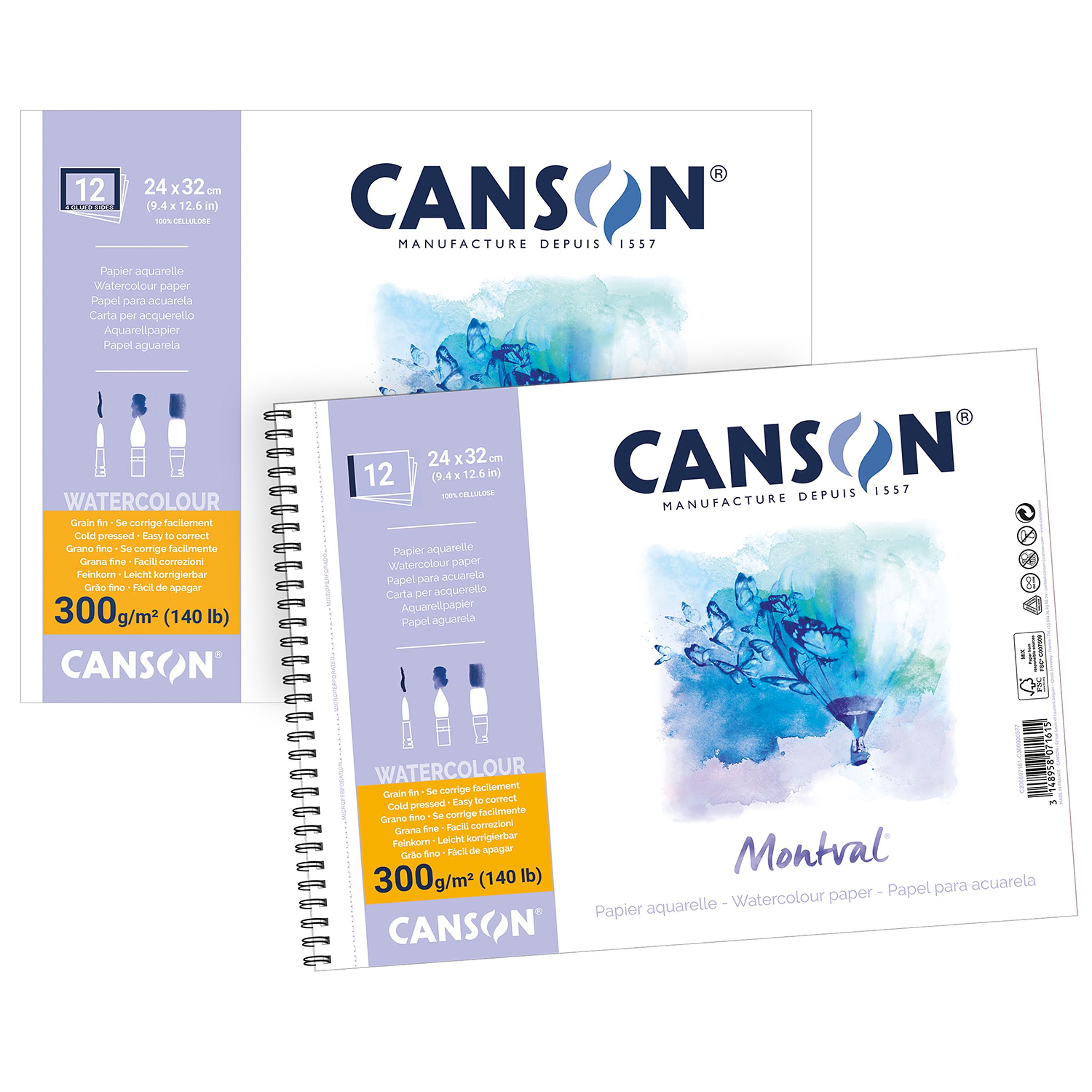 Canson Aquarellblock, 30 Blatt – Vielseitig Für Aquarell, Acryl & Mehr