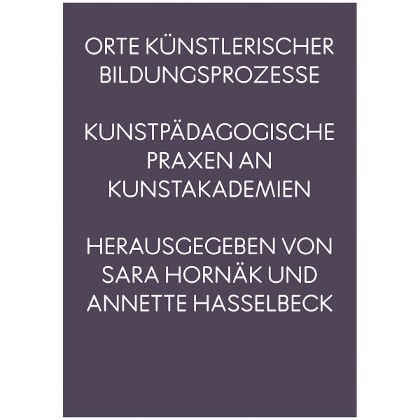 wbv Media Orte künstlerischer Bildungsprozesse