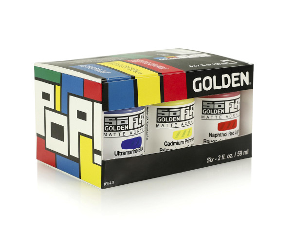 Golden So Flat Pop Acrylfarben-Set