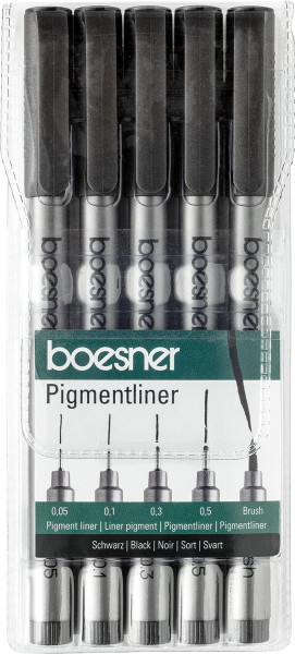 boesner Pigmentliner-Set