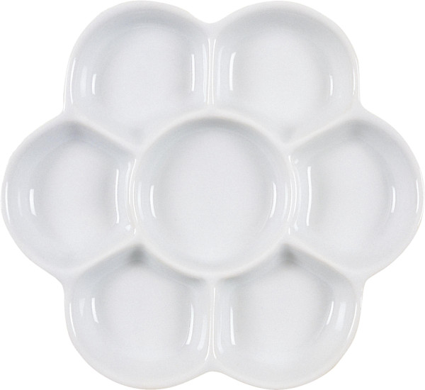 ars nova Porzellanpalette in Blütenform