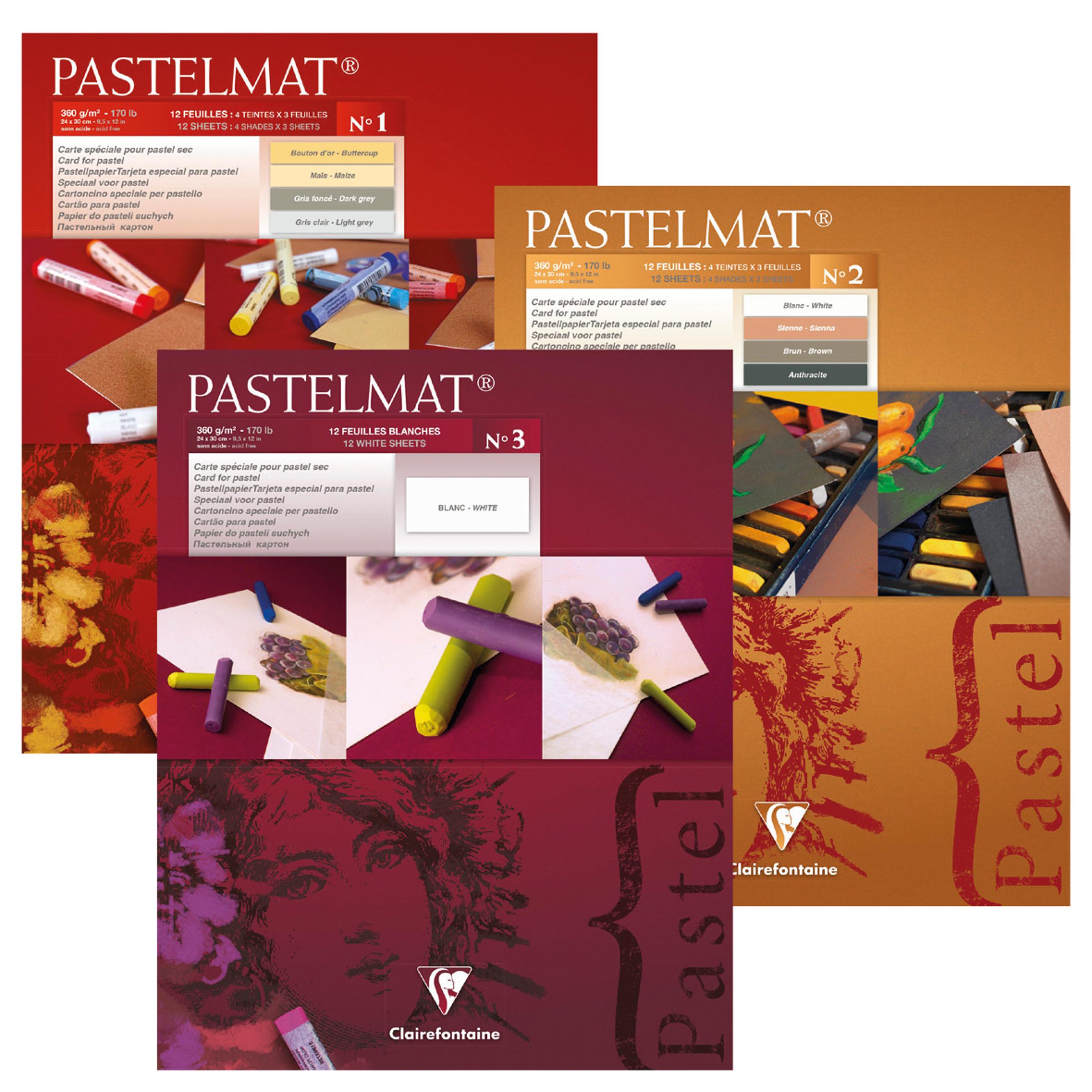 Clairefontaine Pastelmat® Pastellblock  Künstlerbedarf von boesner -  Professionelle Künstlermaterialien
