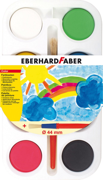 Eberhard Faber Tempera-Farbtabletten-Kasten