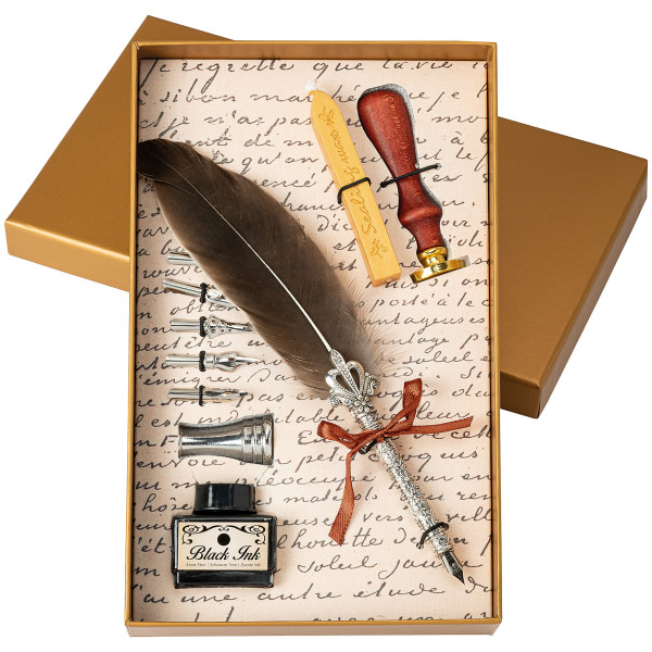 Lanzfeld Editions Kalligrafie-Set mit Siegelwachs