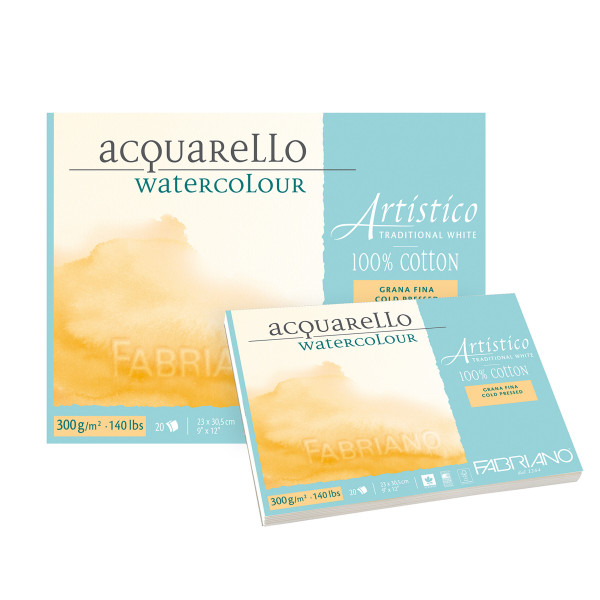 Fabriano Traditional White Aquarellblock