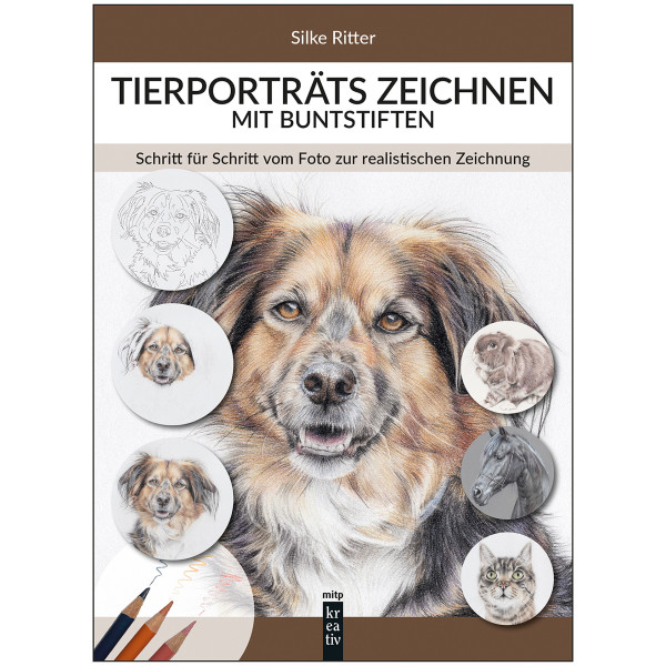 mitp Verlag Tierporträts zeichnen mit Buntstiften